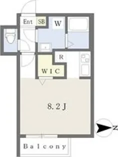 Cherim高畑 North【3階】の間取り