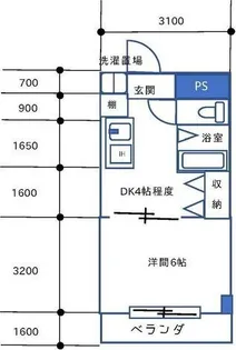 ランドビル本陣【10階】の間取り