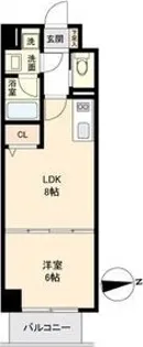 HF名駅北レジデンス EAST【15階】の間取り