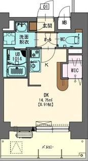 エステシア名駅【11階】の間取り