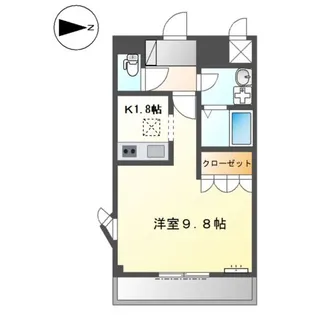 ミール株山【1階】の間取り