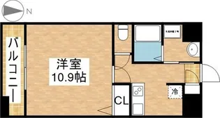 丹下キアーロ【8階】の間取り