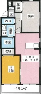 コンフォートasu【102号室】の間取り
