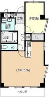 コーポ中野【002D号室】の間取り