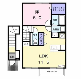 NOVA【2階】の間取り