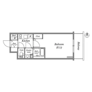 エスリード金山エクセア【6階】の間取り