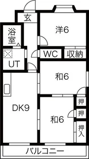 メゾン畑田【2階】の間取り
