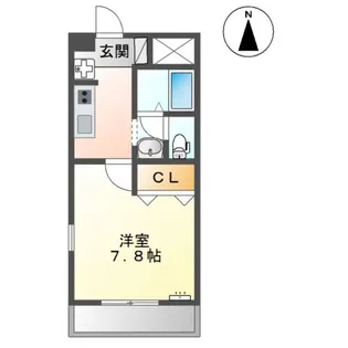 クラーレン ハウス【2階】の間取り