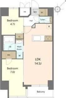 S-RESIDENCE大曽根bresa【12階】の間取り
