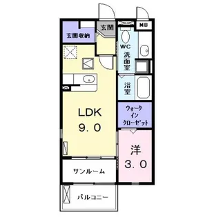 エポック【1階】の間取り
