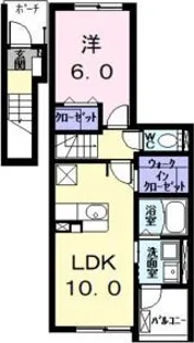 アヴニール【205号室】の間取り