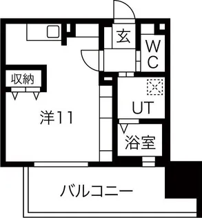 ルシェット白川公園【7階】の間取り