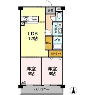 コーラル半田【3階】の間取り