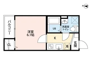Luana【3階】の間取り
