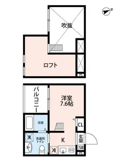 Haus Ruhe 高畑【1階】の間取り