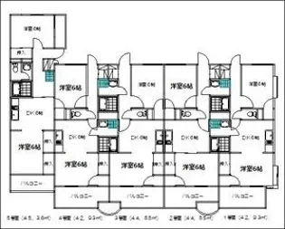エクセル伏屋【104号室】の間取り
