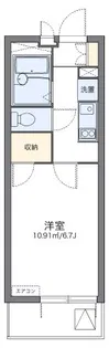 レオパレス大幸【406号室】の間取り