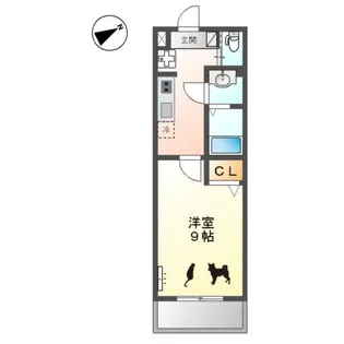 グランシャリオ葵【3階】の間取り