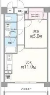 マメゾン金楽寺【4階】の間取り