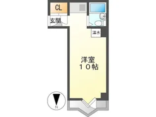栄マンション【S棟214号室】の間取り