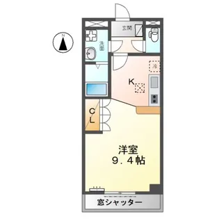 シャイン妙音【1階】の間取り