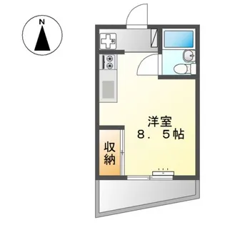 ファインシティ【4階】の間取り