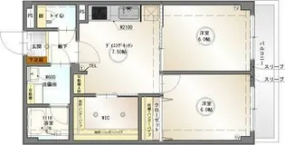 トレンツマンション【205号室】の間取り