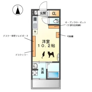 ウエストウイングⅤ【2階】の間取り