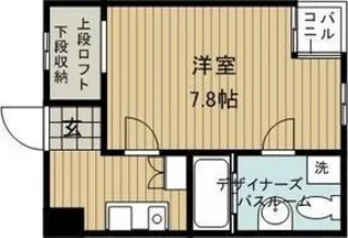 リーベSAKURA【202号室】の間取り