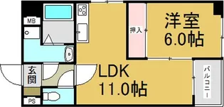 アーク上前津ビル【4階】の間取り