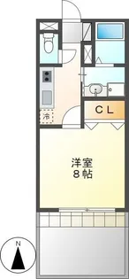 コリーヌ田面【1階】の間取り
