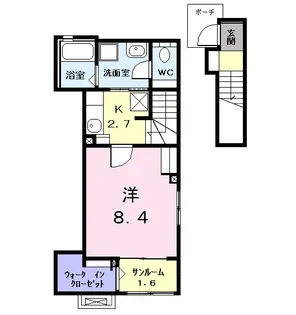 メゾン ピアストリー【2階】の間取り