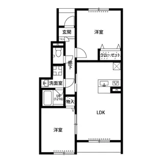 アスピリア Ⅰ【1階】の間取り