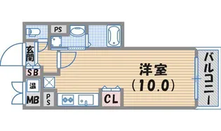 シェルプール5 B【1階】の間取り