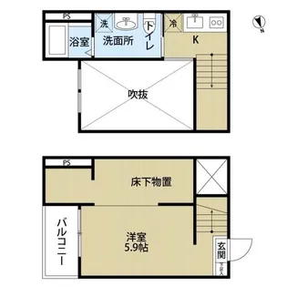 リブラ【1階】の間取り