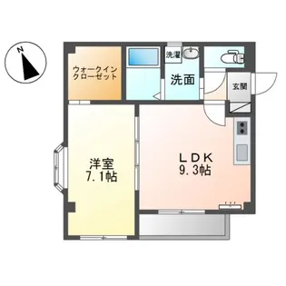 アーバンスカイ【1階】の間取り