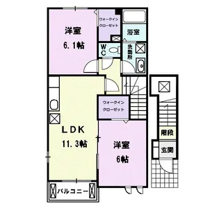 フィガロ【2階】の間取り