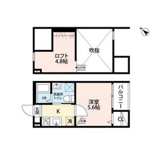Trois toiles【1階】の間取り