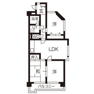 グランドハイリス上社【4階】の間取り