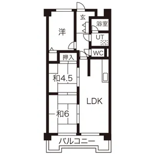 グランドハイリス上社【2階】の間取り
