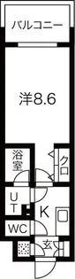 フローラル東別院【13階】の間取り