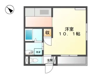 コンフォース南【2階】の間取り