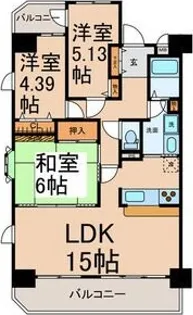 ロジェ千種【801号室】の間取り