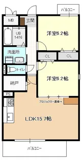 アージュドール【00201号室】の間取り