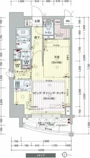 プレサンス栄ラグジュ【9階】の間取り