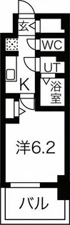 メイクス名駅南Ⅱ【12階】の間取り