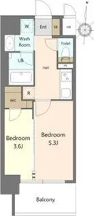 S-RESIDENCE烏森aureate【9階】の間取り