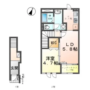 グレイス マーサ【2階】の間取り