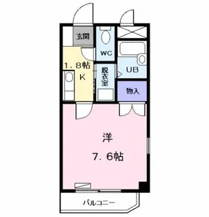 香取ハイツ【1階】の間取り