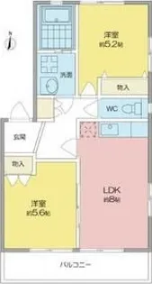 ビレッジサカエ【2階】の間取り